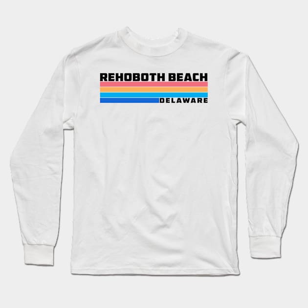 Rehoboth Beach Delaware DE Long Sleeve T-Shirt by TravelTime